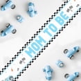thumbnail image 7 of Racing Car Mom to Be Sash Blue Vintage Race Car Baby Shower Decorations Retro Racing Car Checkered Flag Sash for Pregnancy New Parents Photo Props Let's Go Racing Baby Shower Party Favors, 7 of 7