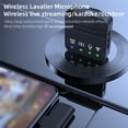 thumbnail image 2 of Microphone Sans Fil à Réduction de Bruit, Microphone à Pince pour Diffusion en Direct et Enregistrement Vidéo, Microphone d'Entrevue Portable pour l'Extérieur, 2 of 9