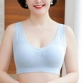 thumbnail image 2 of WRKEKC Wireless Bras for Women, Women's Solid Color Backless Sexy Seamless Beautiful Back Underwear Everyday Bras, 2 of 5