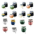 thumbnail image 4 of Bearachild Fiambrera de 600ml de acero inoxidable para el hogar, la escuela, el senderismo, la comida de Picnic, el contenedor de sándwich, la fiambrera Mostrada Blanco Bearachild HA072903-02, 4 of 6