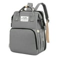 thumbnail image 2 of HCJKDU Diaper Bag Backpack with Changing Station, Waterproof Multi-Function Travel Portable Mommy Bag for Vacation Outdoor Traveling, 2 of 9