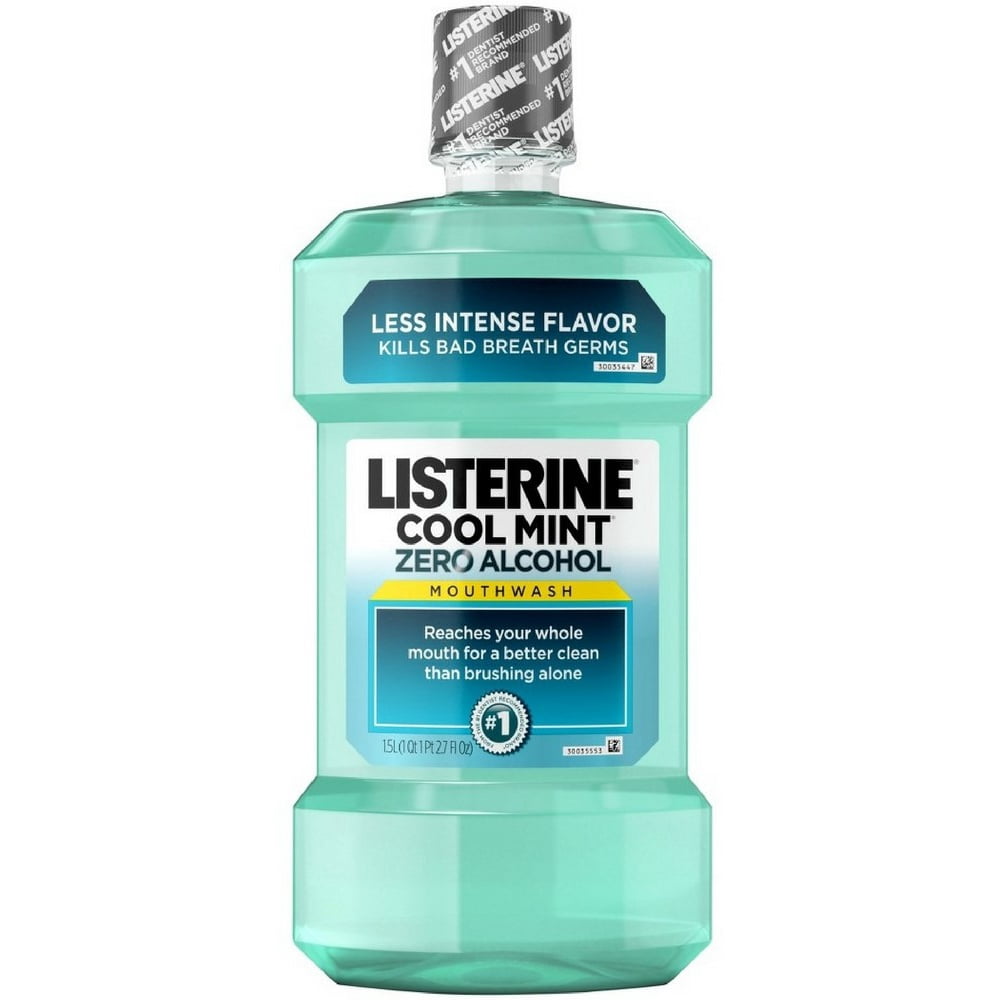 Listerine Cool Mint Zero Alcohol 1500 mL 2.7 oz