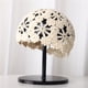 thumbnail image 5 of Xiao Hua Gorro de ganchillo suave para mujer y niña, de punto liso, hueco (gris oscuro), 5 of 5