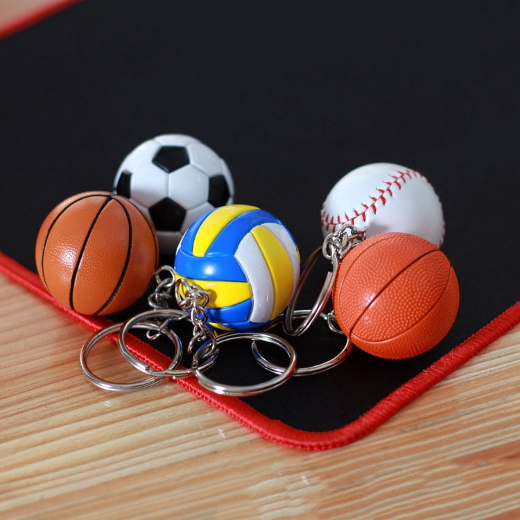 Llavero de baloncto grabado personalizado, joyería deportiva, llavero de jugador de baloncto