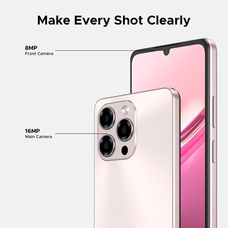 DOOGEE Android 16 Unlocked Cell Phone,32GB+256GB/2TB,6.75" HD+ 90Hz Android Phone,6250mAh Battery,16MP+8MP,4G Dual SIM Smartphone,Octa Core/Widevine L1/ GPS/NFC/Fingerprint/Face Unlock