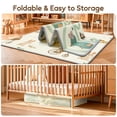 thumbnail image 3 of Foldable Baby Play Mat, PIGLOG Waterproof Playmats for Babies and Toddlers Kids, Safe Foam Playmat for Tummy Time, 50x50 Playpen Mat, Reversible Portable Baby Floor Mat for Infant, Toddler, Bear, 3 of 5