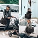 thumbnail image 2 of Bolsa para pañales Tonyeee, impermeable, grande, negra, con cambiador, 2 of 6
