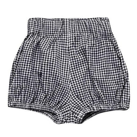 

Baby Girls Boys Cotton Linen Blend Cute Bloomer Shorts Loose Harem Shorts