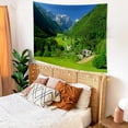 thumbnail image 6 of DaShan Mountain Tapestry Wall Hanging,Green Nature Landscape Wall Decor for Bedroom Living Room Dorm,60"Wx50"L, 6 of 6