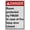 Warning Sign 4, variant on Door May Slam Closed Suddenly Sign, Industrial Exit Gates or Doors Sign 8"x12" UV Resistant for Indoor Outdoor Workplace