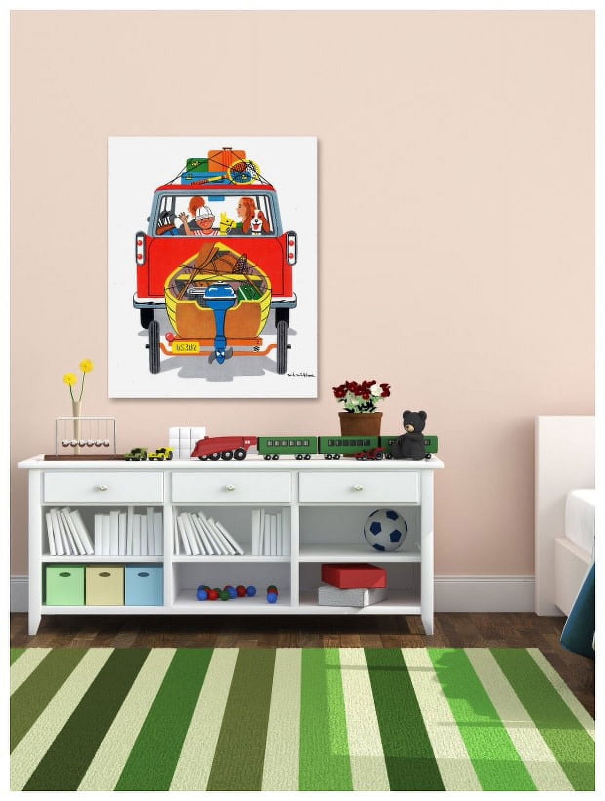 "Family Trip" by Curtis Painting Print on Canvas