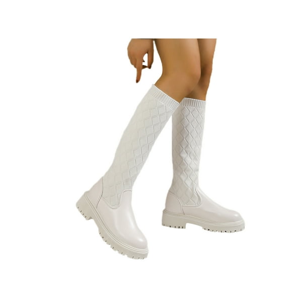 Woobling femmes bottes pais plate forme talon mode bottines tirer
