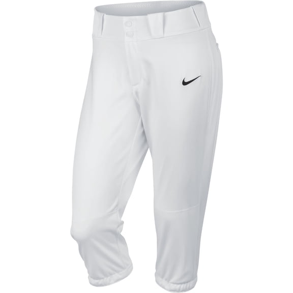 Women's Nike NK Diamond Invader Softball Pant White/Black