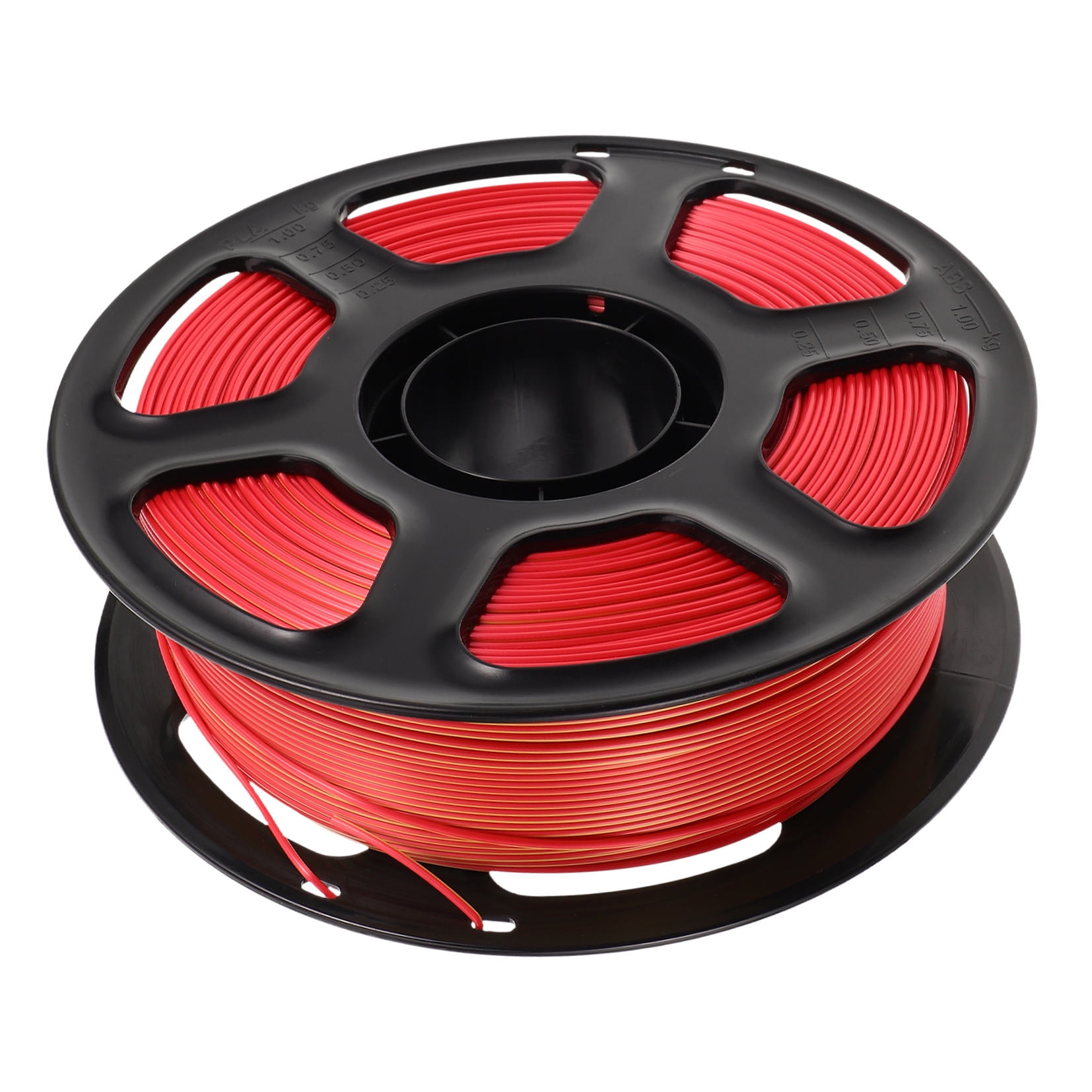 Masteelf Dual Color Filament Pla Filament for 3D Printing High Precision 3D Printing Filament Shiny 3D Printing Filament for Most 3D Printers 1.75mm