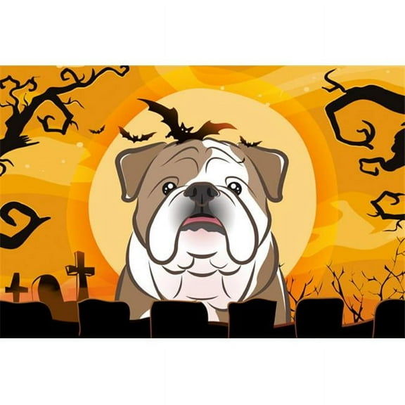 Carolines Treasures BB1777PLMT Halloween English Bulldog Fabric Placemat