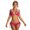 Rose Red, variant on Joernso Bikini Set for Women Two Piece Swimsuits Triangle Top & Thong Set V Neck Low Rise Swimwear Adjustable Spaghetti Straps Bikini Set for Outdoor Pool Beach