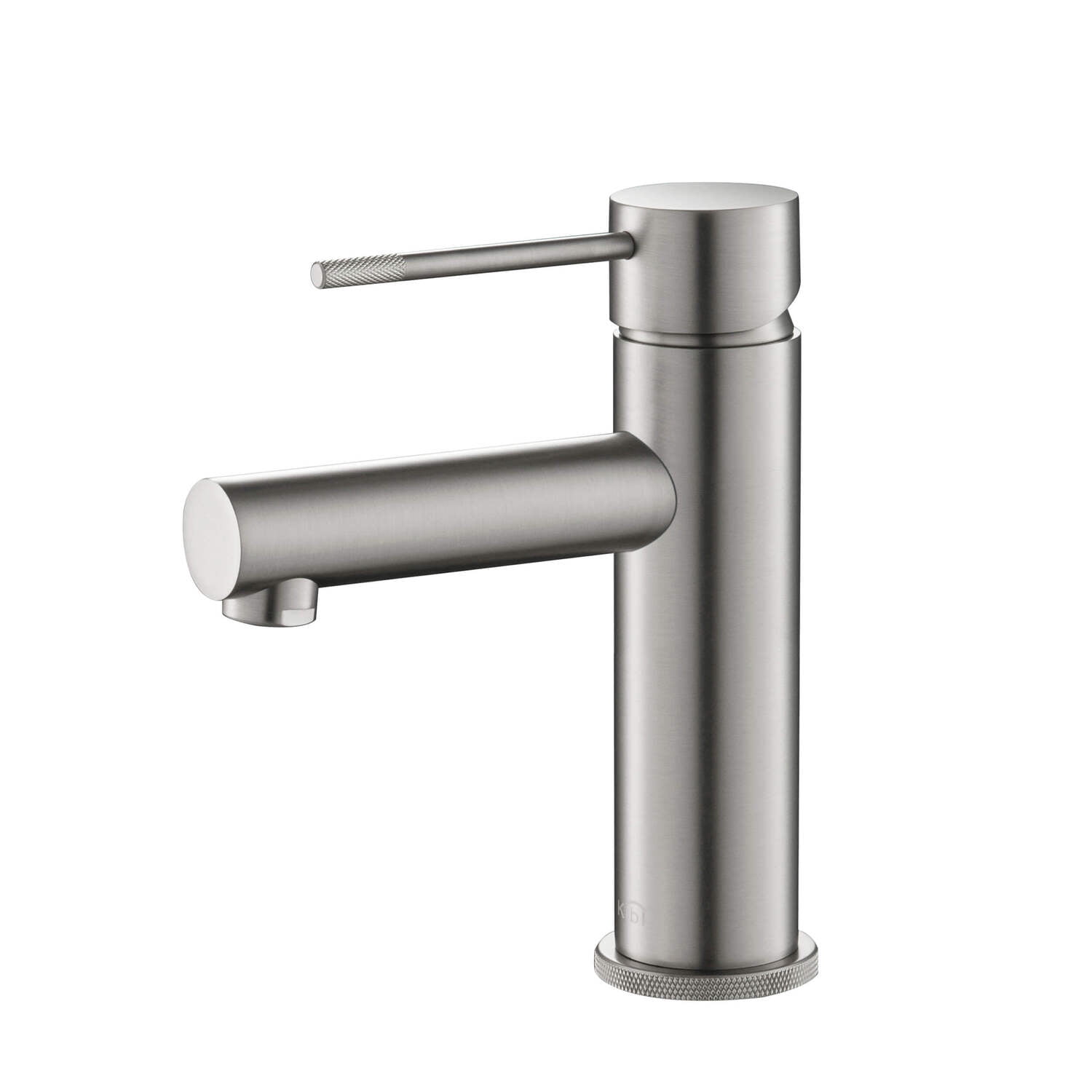 Kibi Circular X Single Handle Bathroom Vanity Sink Faucet with Pop Up Drain