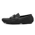 thumbnail image 3 of Men's Casual Loafers Slip On Leather Shoes Lightweight Driving Shoes Moccasins Classic Penny Loafer Flats Boat Shoes, 3 of 10