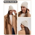 thumbnail image 4 of 100% Cotton Beanie Hat for Men Women, Cuffless Soft Knit Warm Winter Hats Fisherman Beanies Skull Cap Unisex, 4 of 7