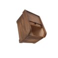 thumbnail image 1 of bedienty Wooden Cereal Containers Storage Rice Dispenser Large Capacity Dry Storage Box Must Have Kitchen Helper Beans Etc Dark Brown 29x24x20.5cm, 1 of 6