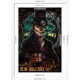 thumbnail image 5 of Art.com Baron Samedi Voodoo - New Orleans, Louisiana Art Print by Lantern Press, White Frame Wall Art, 32" x 44", 5 of 5