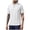 White, variant on Men's Casual Solid Henley Shirts Cool Touch Sun Protection Short Sleeve Shirt Button Up Stand Collar Fashion Shirt for Men