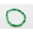 thumbnail image 5 of K-KED Green Jade Bracelet Round Bead Gemstone Healing Stone Yoga Chakra Reiki 6mm, 5 of 8