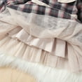 thumbnail image 7 of Okbabeha Toddler Baby Girl Christmas Dress Buffalo Plaid Tulle Tutu Skrit Princess Dress Xmas Clothes Outfit for Kids 3M-7T, 7 of 7