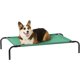 thumbnail image 1 of Breathable Cooling Elevated Dog Bed with Durable Metal Frame, Medium, 43 x 26 x 7.5 Inch, Grey, 1 of 5