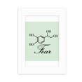 thumbnail image 1 of Marco de fotos Unbranded Estructura química del miedo 5x7 pulgadas, 1 of 4