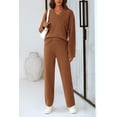 thumbnail image 4 of Conjunto de Ropa Casual PRETTYGARDEN Dos Piezas Marrón XL, 4 of 8