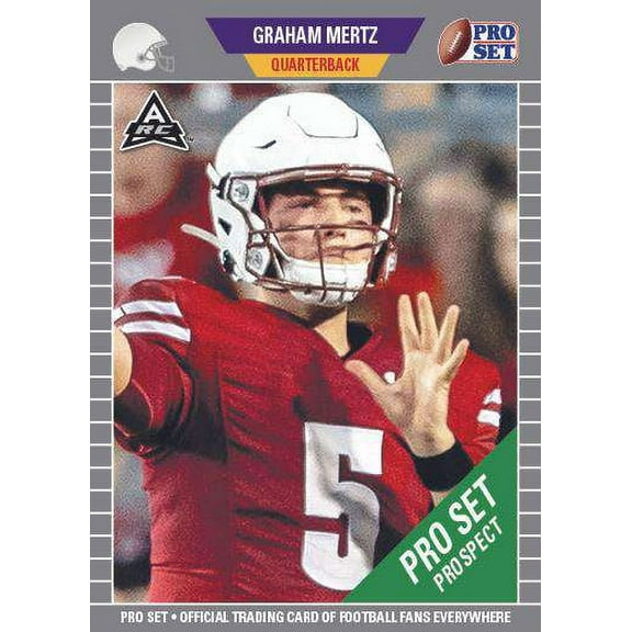 Leaf 2021 Pro Set Prospect Football Graham Mertz Trading Card (ARC Amateur Rookie Card)