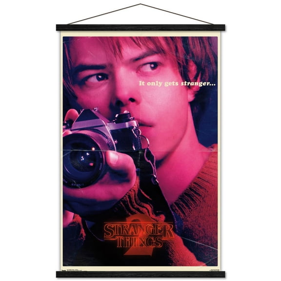 Netflix Stranger Things: Season 2 - Jonathan Wall Poster with Wooden Magnetic Frame, 22.375" x 34"