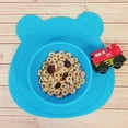 thumbnail image 5 of Wrapables® Silicone Placemat + Suction Food Bowl for Baby, Blue Bear, 5 of 7