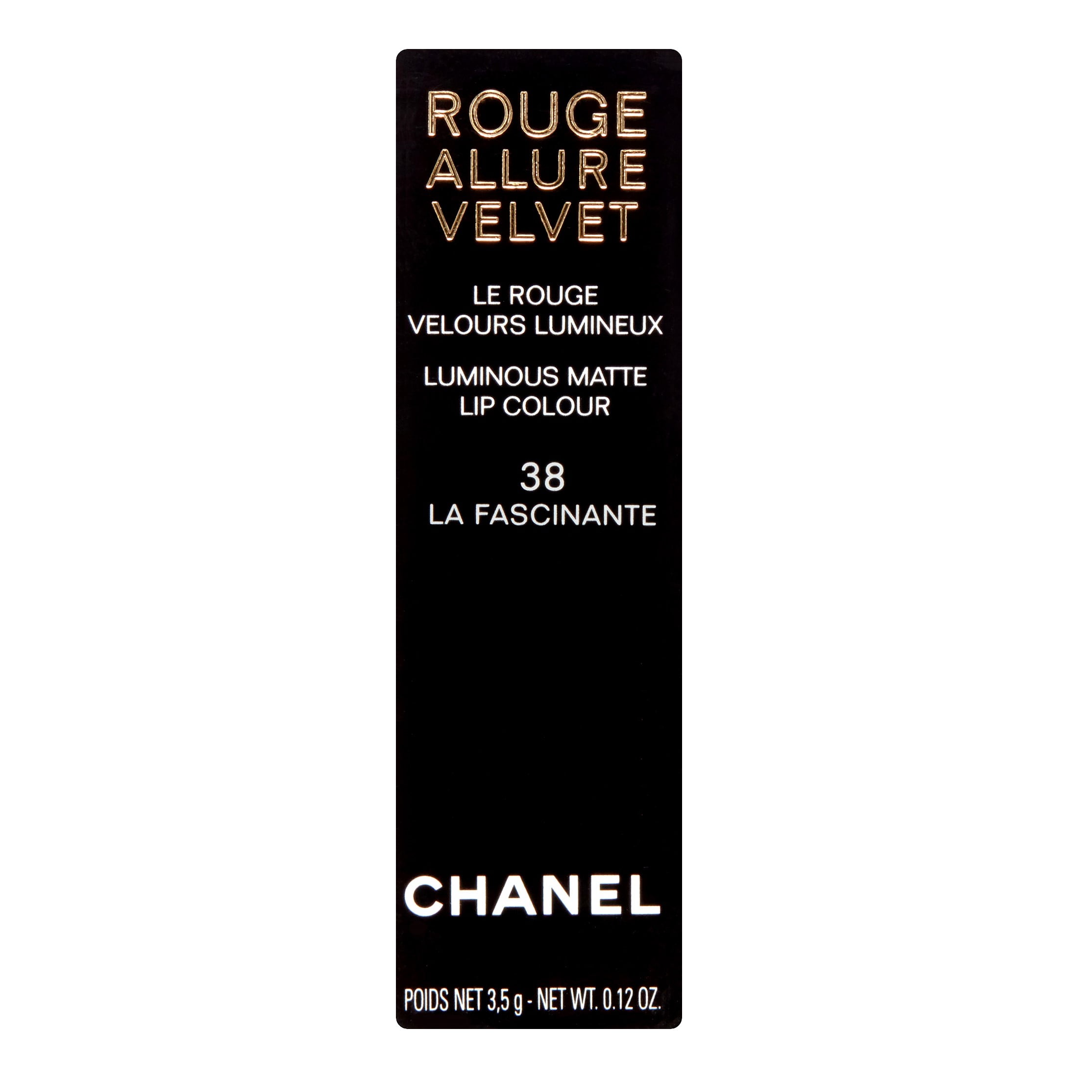 Chanel Rouge Allure Velvet Luminous Matte Lip Colour for Women, Libre, 0.12  Ounce