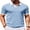 Light Blue & White, variant on COOFANDY Mens Knit Polo Shirts V Neck Short Sleeve Stretch Polo T Shirt Casual Golf Shirts
