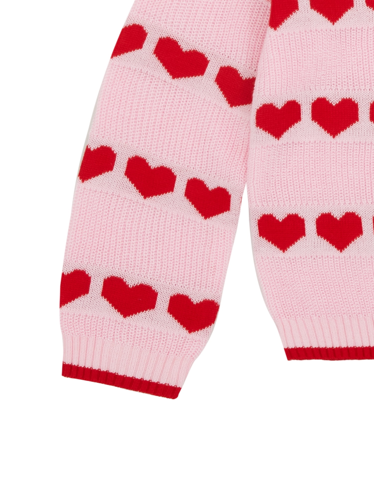 Way To Celebrate Toddler Valentine's Day Heart Sweater, Sizes 12M-5T