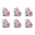 thumbnail image 4 of Lot de 12 Serviettes 3 Plis en Forme Rose Rose - Ensemble de 6, 4 of 4
