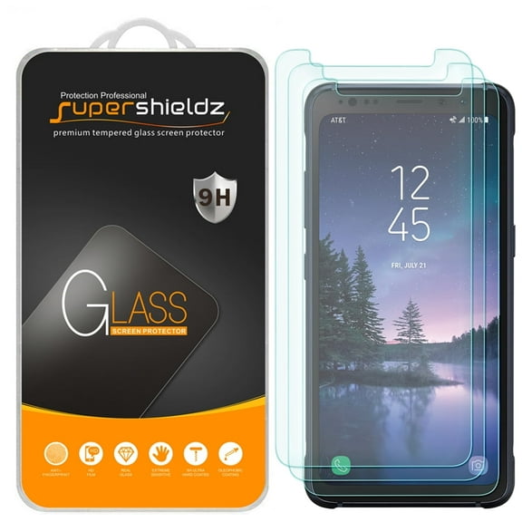 [3-Pack] Supershieldz for Samsung "Galaxy S8 Active" (Not Fit For Galaxy S8 / S8 Plus Model) Tempered Glass Screen Protector, Anti-Scratch, Anti-Fingerprint, Bubble Free