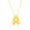 A, variant on Sterling Silver Gold Plated Chunky Bubble Initial Letter Necklace for Women - Puffed Initial Pendant - Unique Dainty Necklace for Her - G