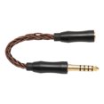 thumbnail image 1 of Cable De Sonido Hembra De 2,5 Mm A Macho De 4,4 Mm, Conector Balanceado, Chapado En Oro, Transmisión De Sonido Sin Pérdidas, Duradero, Cable De 14 Cm, Para Reproductores De, 1 of 7