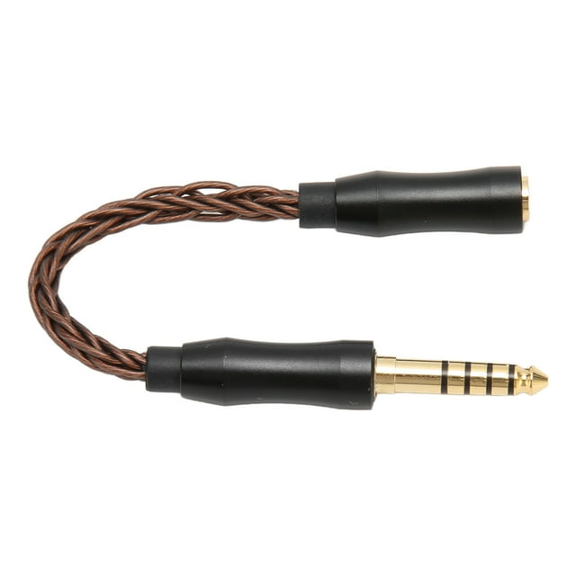 Cable De Sonido Hembra De 2,5 Mm A Macho De 4,4 Mm, Conector Balanceado, Chapado En Oro, Transmisión De Sonido Sin Pérdidas, Duradero, Cable De 14 Cm, Para Reproductores De