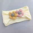 thumbnail image 2 of Gpaecead Baby Girl Headband Bows Flower Head Wraps Newborn Hairbands Infant Toddler Hair Bow Christams Gifts for Boys and Girls White 02, 2 of 4
