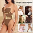 thumbnail image 5 of Elainilye Fashion Body Suits for Womens Tummy Control Bodysuit Chest Cushion Comfortable Hollow Out Bra Underwear,Brown, 5 of 7