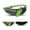 Green, variant on Hiroekza Running Belt with Water Bottle Sports Pack Waist Bag for Men & Women - Nylon Multifunctional Zipper Belt for Running Hiking Climbing - Adjustable Reflective Fitness Gear Accessories Red