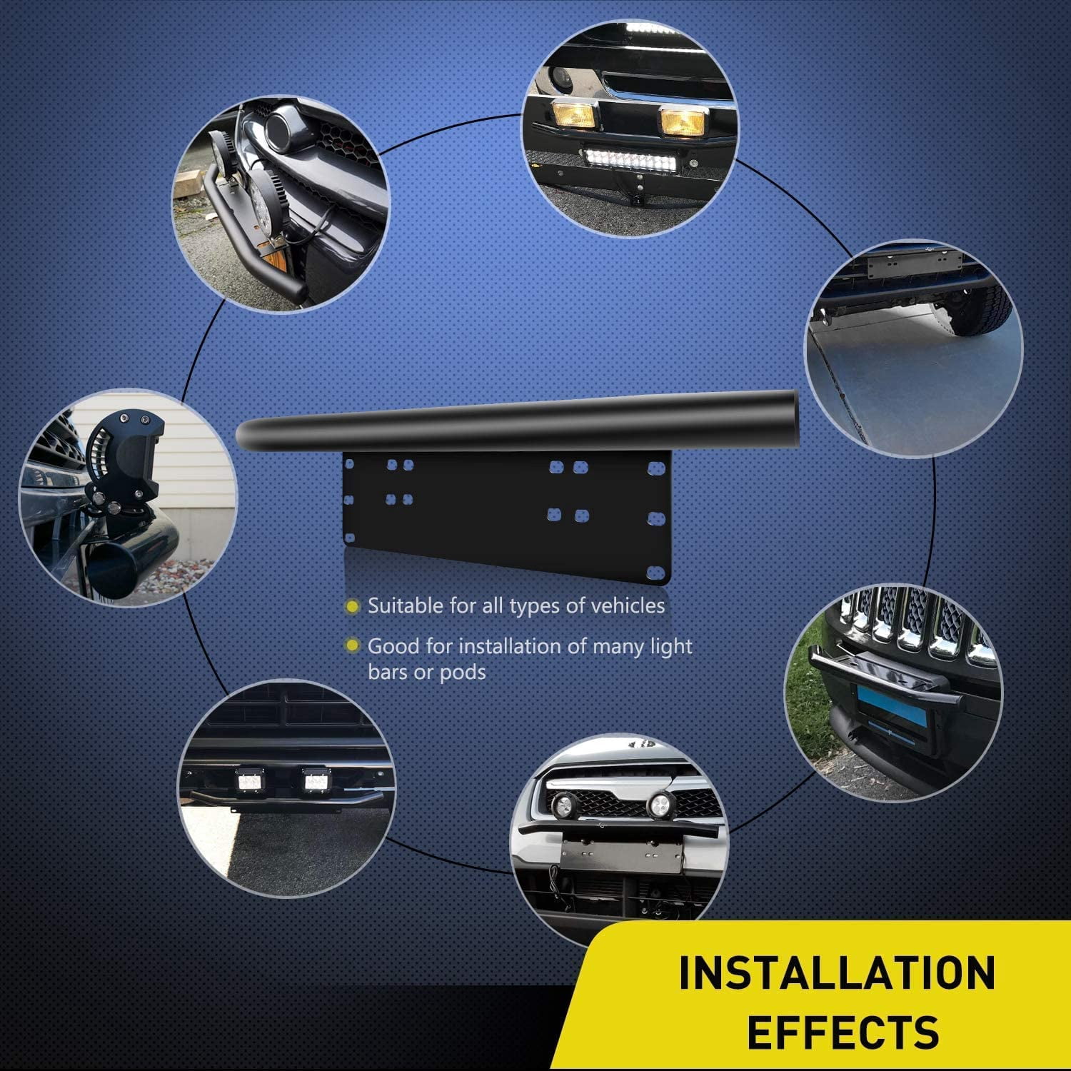 Nilight 20 Inch 126W LED Light Bar Off Road Spot Flood Combo with Mounting Bracket & Wiring Kit for Auto Truck SUV ATV 4x4