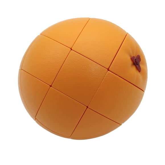 Puzzle Cube Yealvin 3D Fruit Cube 3 × 3 Magic Speed Cube naranja