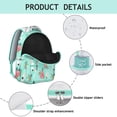 thumbnail image 4 of Cute Dog Print Travel Backpack - Multi-Pocket Design for College, Office & Weekend Getaways, Lightweight & Sturdy, Perfect Gift for Pup Lovers, 4 of 6
