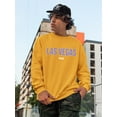 thumbnail image 2 of Las Vegas Varsity Style Sweatshirt Men -Image by Shutterstock, Male XX-Large, 2 of 4