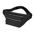thumbnail image 3 of Riñonera portátil, riñonera con bolsillos Bolso manos multiusos Cartera liviana Riñonera para viajar Festival Ciclismo Deporte , negro, 3 of 8